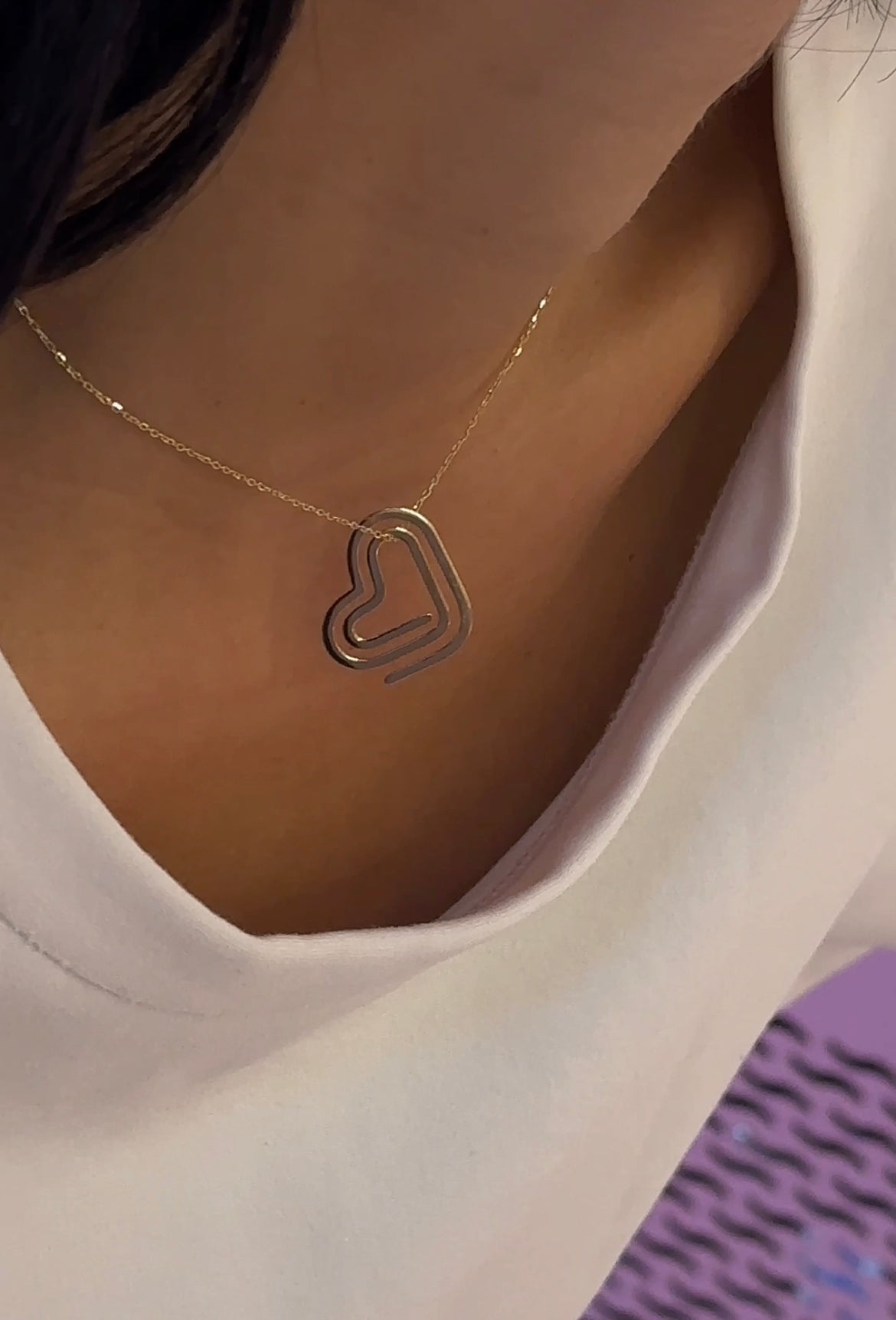 Swirling Heart Necklace - JULA JEWELRY