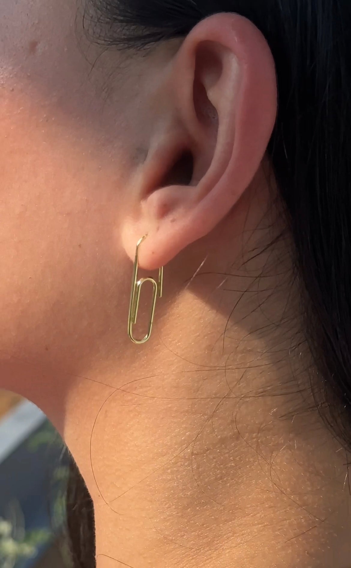 Paper Clip Earrings - JULA JEWELRY