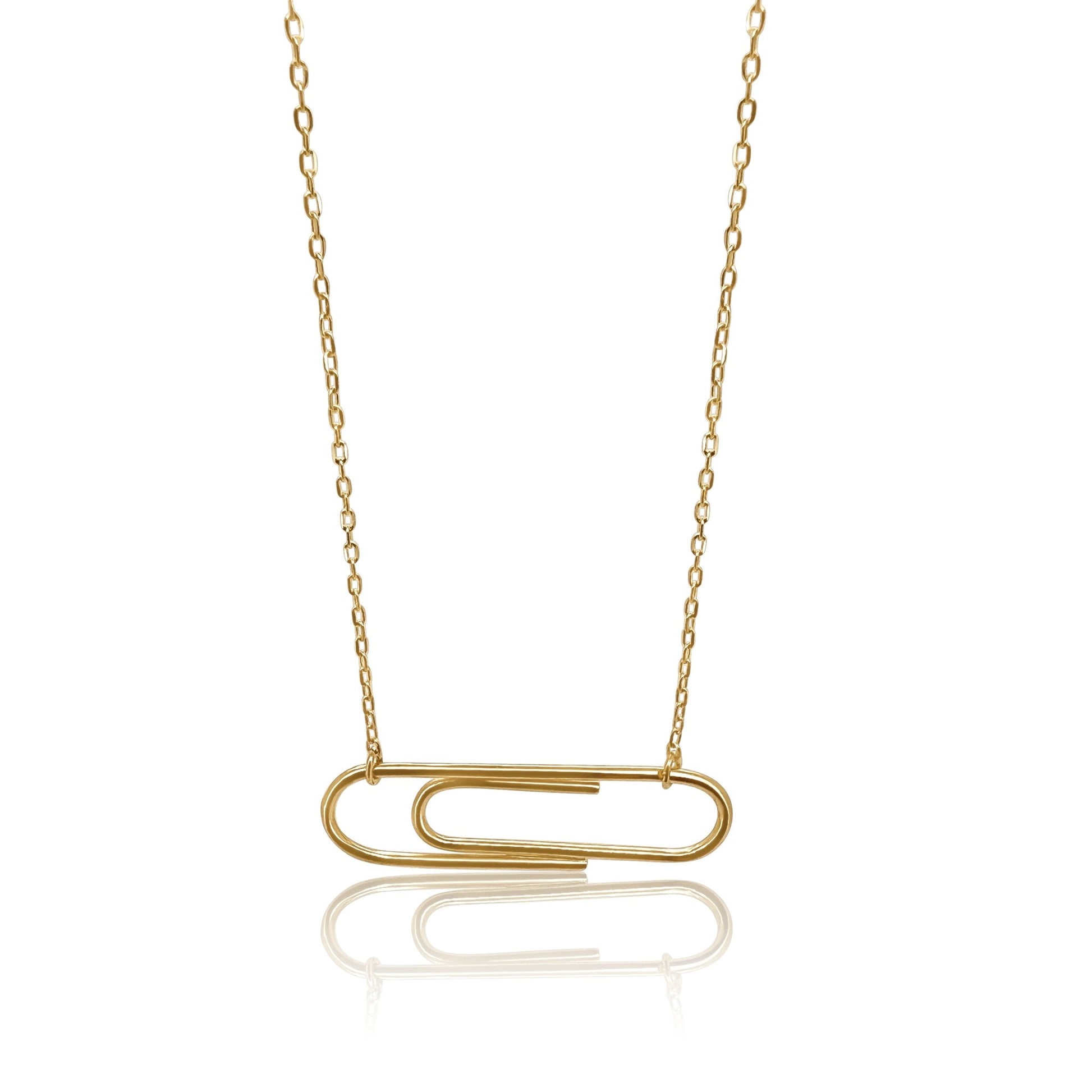 Paper Clip Necklace Chain - JULA JEWELRY