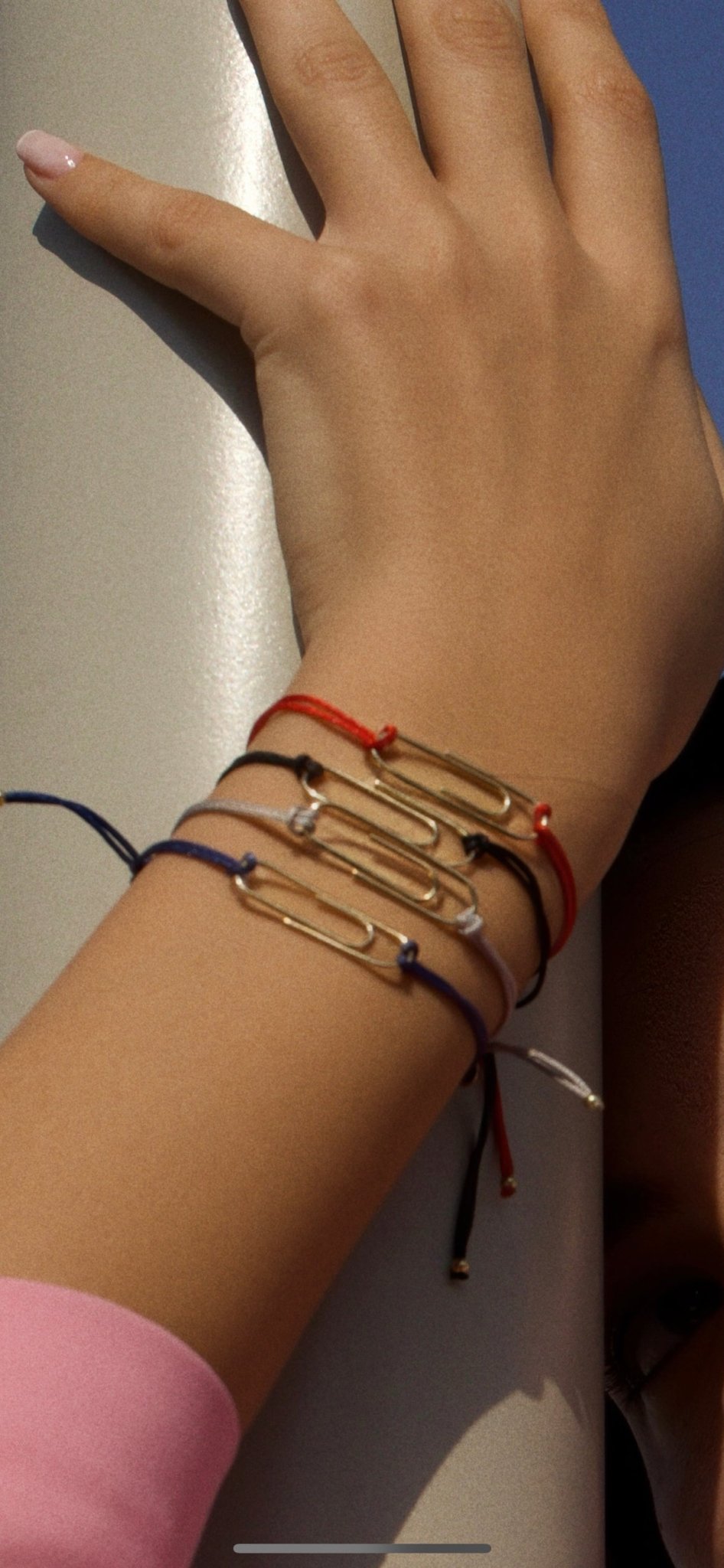 Paper Clip Shambela Bracelet - JULA JEWELRY