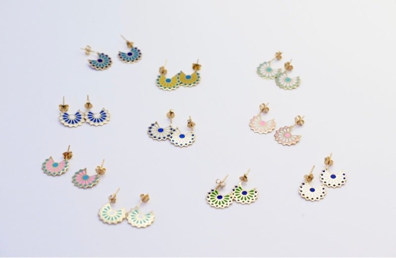 Peacock Earrings - JULA JEWELRY