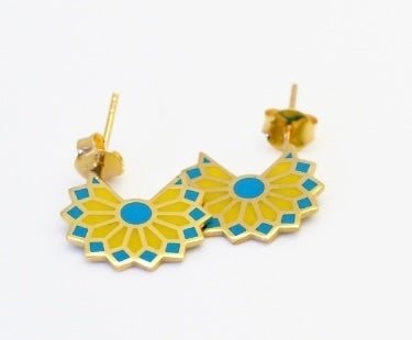 Peacock Earrings - JULA JEWELRY