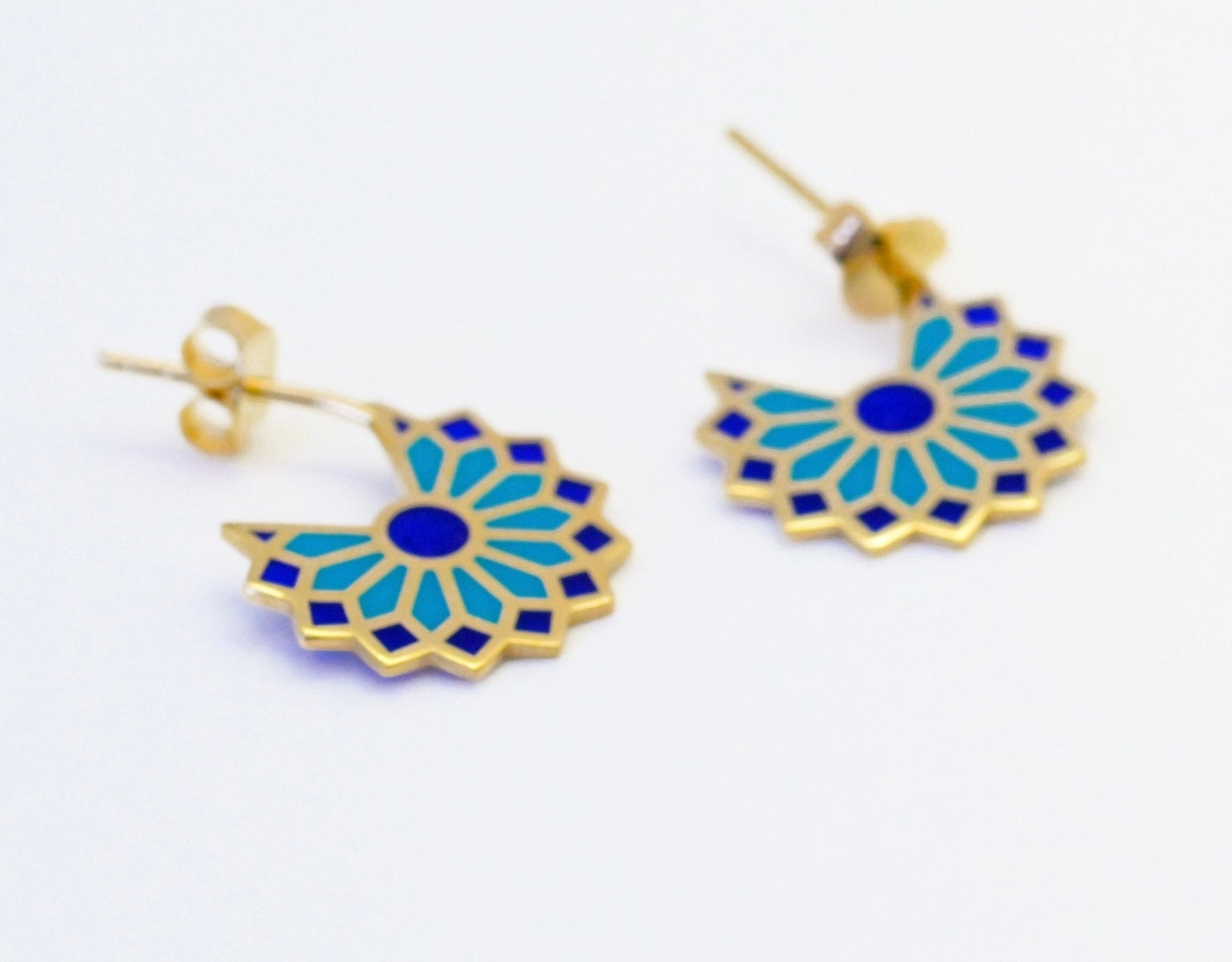 Peacock Earrings - JULA JEWELRY