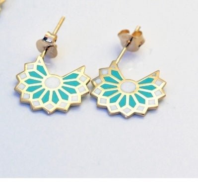 Peacock Earrings - JULA JEWELRY