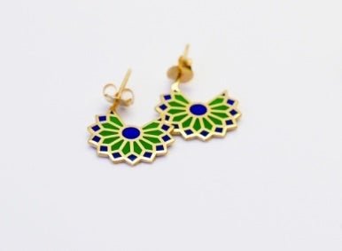 Peacock Earrings - JULA JEWELRY