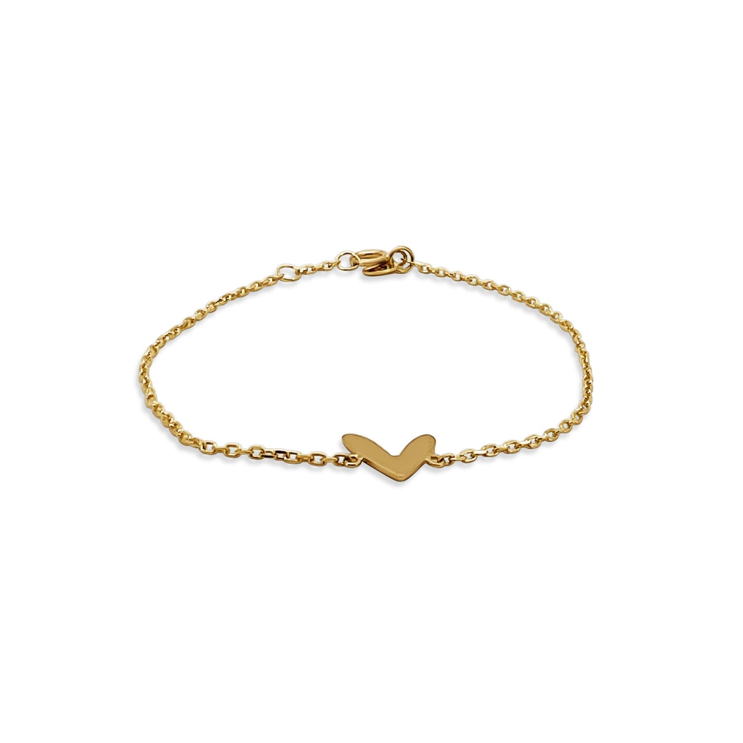 Solid Heart Bracelet - JULA JEWELRY