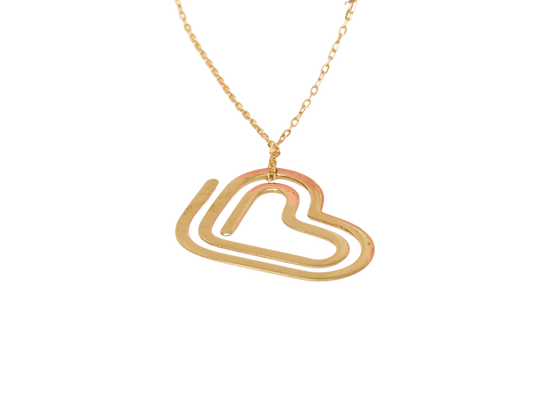 Swirling Heart Necklace - JULA JEWELRY